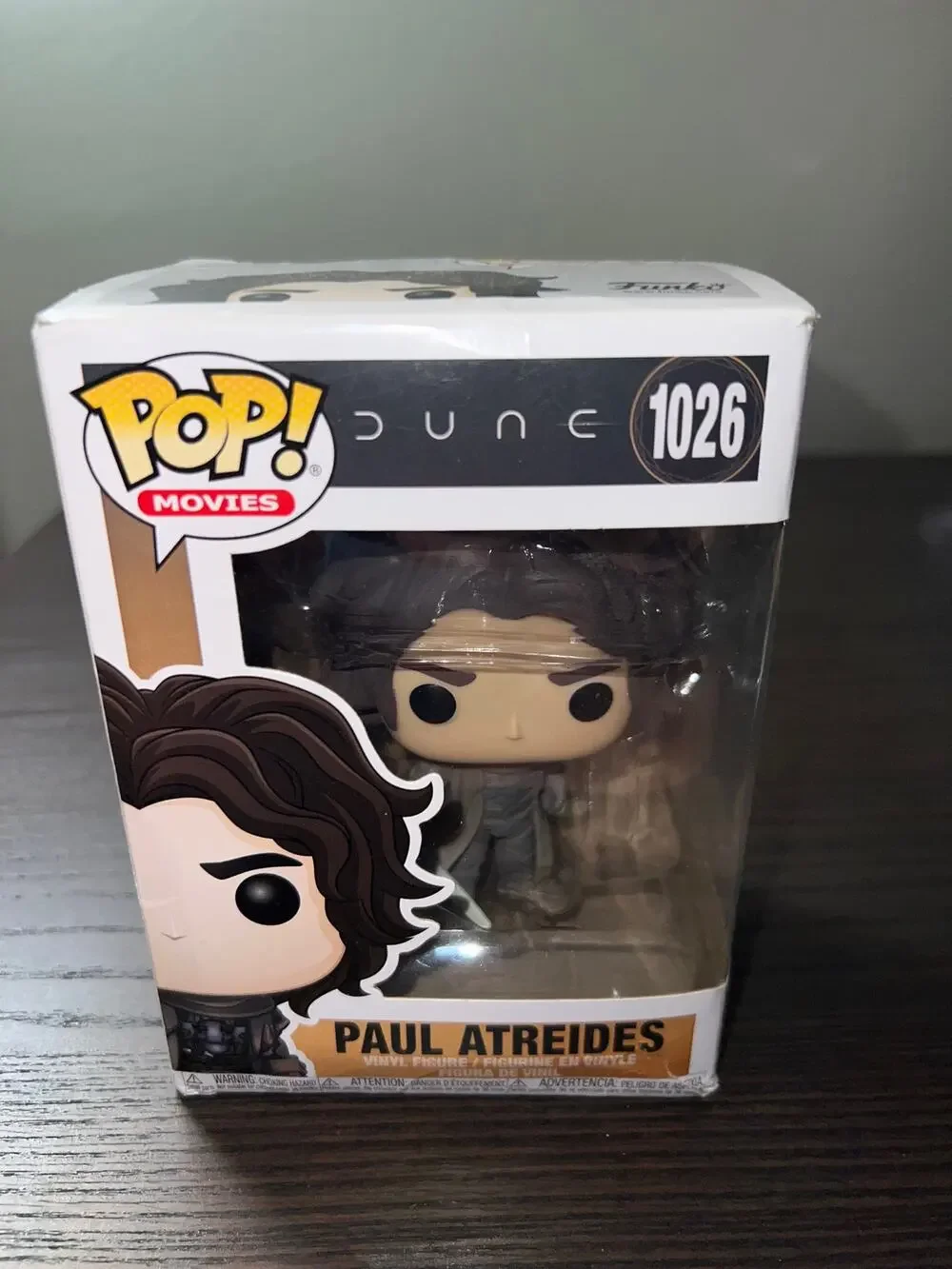 VAULTED Paul Atreides Dune Funko Pop #1026 Movies Books Herbert Frank Chalamet